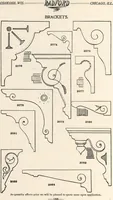 Picture 234 of 534 from Sash, doors, blinds, mouldings, and all kinds of millwork (1904), leaf 191