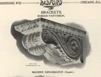 Picture 396 of 534 from Sash, doors, blinds, mouldings, and all kinds of millwork (1904), leaf 292