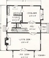 An illustration from Bennett better-built, ready-cut homes, catalog no. 21 (1922)
