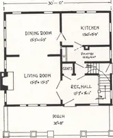 An illustration from Bennett better-built, ready-cut homes, catalog no. 21 (1922)