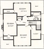 An illustration from Bennett better-built, ready-cut homes, catalog no. 21 (1922)
