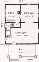 An illustration from Bennett better-built, ready-cut homes, catalog no. 21 (1922)