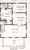 An illustration from Bennett better-built, ready-cut homes, catalog no. 21 (1922)