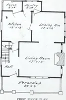 An illustration from Readi-cut houses (frame or brick veneer) : substantial, warm, comfortable, attractive : manufactured in our mills in Toronto, Ottawa, Vancouver ... (1915)