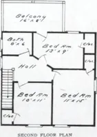 An illustration from Readi-cut houses (frame or brick veneer) : substantial, warm, comfortable, attractive : manufactured in our mills in Toronto, Ottawa, Vancouver ... (1915)