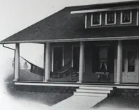 An illustration from Readi-cut houses (frame or brick veneer) : substantial, warm, comfortable, attractive : manufactured in our mills in Toronto, Ottawa, Vancouver ... (1915)