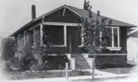 An illustration from Readi-cut houses (frame or brick veneer) : substantial, warm, comfortable, attractive : manufactured in our mills in Toronto, Ottawa, Vancouver ... (1915)