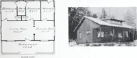An illustration from Readi-cut houses (frame or brick veneer) : substantial, warm, comfortable, attractive : manufactured in our mills in Toronto, Ottawa, Vancouver ... (1915)