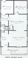 An illustration from Readi-cut houses (frame or brick veneer) : substantial, warm, comfortable, attractive : manufactured in our mills in Toronto, Ottawa, Vancouver ... (1915)