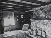 An illustration from Readi-cut houses (frame or brick veneer) : substantial, warm, comfortable, attractive : manufactured in our mills in Toronto, Ottawa, Vancouver ... (1915)