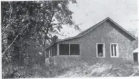 An illustration from Readi-cut houses (frame or brick veneer) : substantial, warm, comfortable, attractive : manufactured in our mills in Toronto, Ottawa, Vancouver ... (1915)