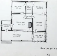 An illustration from Readi-cut houses (frame or brick veneer) : substantial, warm, comfortable, attractive : manufactured in our mills in Toronto, Ottawa, Vancouver ... (1915)