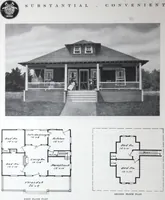 An illustration from Readi-cut houses (frame or brick veneer) : substantial, warm, comfortable, attractive : manufactured in our mills in Toronto, Ottawa, Vancouver ... (1915)