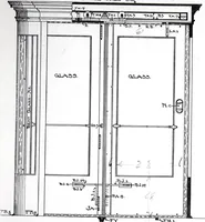 An illustration from Revolving Doors Always Closed: Styles, Types, Designs (1910)