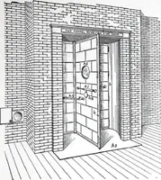 An illustration from Revolving Doors Always Closed: Styles, Types, Designs (1910)