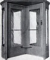 An illustration from Revolving Doors Always Closed: Styles, Types, Designs (1910)