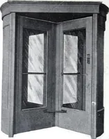 An illustration from Revolving Doors Always Closed: Styles, Types, Designs (1910)