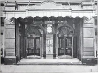 An illustration from Revolving Doors Always Closed: Styles, Types, Designs (1910)