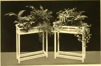 An illustration from Rheinauer Gartenmobel : Spalierwerke, Holzarbeiten fur Parkanlagen, Veranden und Wintergarten, Gartenlauben, Gartenhauser ... (1912)