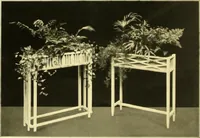 An illustration from Rheinauer Gartenmobel : Spalierwerke, Holzarbeiten fur Parkanlagen, Veranden und Wintergarten, Gartenlauben, Gartenhauser ... (1912)