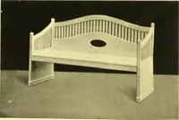 An illustration from Rheinauer Gartenmobel : Spalierwerke, Holzarbeiten fur Parkanlagen, Veranden und Wintergarten, Gartenlauben, Gartenhauser ... (1912)