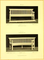 An illustration from Rheinauer Gartenmobel : Spalierwerke, Holzarbeiten fur Parkanlagen, Veranden und Wintergarten, Gartenlauben, Gartenhauser ... (1912)