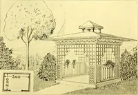An illustration from Rheinauer Gartenmobel : Spalierwerke, Holzarbeiten fur Parkanlagen, Veranden und Wintergarten, Gartenlauben, Gartenhauser ... (1912)