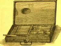 An illustration from Rules of perspective explained, illustrated, and adapted to practical use / by M.M. Runciman ; with letter of approval from Professor John Ruskin (1884)