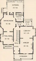 An illustration from Cottage houses for village and country homes (1899)