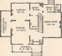 An illustration from Cottage houses for village and country homes (1899)