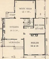 An illustration from Cottage houses for village and country homes (1899)