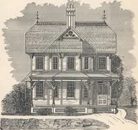 An illustration from Cottage houses for village and country homes (1899)