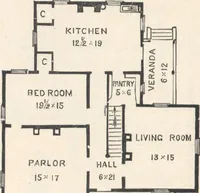 An illustration from Cottage houses for village and country homes (1899)