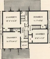 An illustration from Cottage houses for village and country homes (1899)