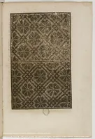 An illustration from Livre nouveau, dict patrons de lingerie, cest assavoir a deux endroitz, a poi[n]t croise, point couche et point picque... comprenant lart de broderie et tissoterie (1545)