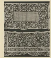 An illustration from Ornamentale und Kunstgewerbliche Sammelmappe : Spitzen des 16. bis 19. Jahrhunderts aus den Sammlungen des Kunstgewerbe-Museums zu Leipzig; Serie IV (1894)