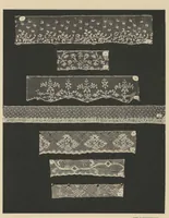 An illustration from Ornamentale und Kunstgewerbliche Sammelmappe : Spitzen des 16. bis 19. Jahrhunderts aus den Sammlungen des Kunstgewerbe-Museums zu Leipzig; Serie V (1894)