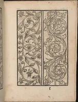 An illustration from Ein new modelbuch auff aussnehen und borten wircken yn der laden und langen gestell gemert und gebessert mitt new andern modeln (1524)