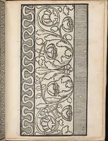 An illustration from Ein new modelbuch auff aussnehen und borten wircken yn der laden und langen gestell gemert und gebessert mitt new andern modeln (1524)