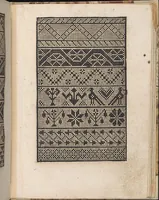 Picture 4 of 16 from 1529 ein new getruckt model büchli auff außnehen unnd borttenwircken ynn der laden unnd lanngenn gestell. Ganntz gerecht nach abteilung der feden tzal. (1529), leaf 11