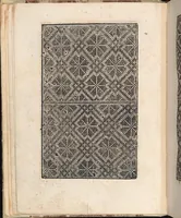 An illustration from 1529 ein new getruckt model büchli auff außnehen unnd borttenwircken ynn der laden unnd lanngenn gestell. Ganntz gerecht nach abteilung der feden tzal. (1529)