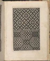 Picture 2 of 16 from 1529 ein new getruckt model büchli auff außnehen unnd borttenwircken ynn der laden unnd lanngenn gestell. Ganntz gerecht nach abteilung der feden tzal. (1529), leaf 6