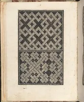 Picture 3 of 16 from 1529 ein new getruckt model büchli auff außnehen unnd borttenwircken ynn der laden unnd lanngenn gestell. Ganntz gerecht nach abteilung der feden tzal. (1529), leaf 8