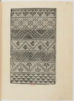 An illustration from Ein new Modelbuch auff aussnehen und porten wircken in der Laden unnd langengestell Gemert und gepessert mit 105 andern Modeln (1527)