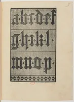 An illustration from Ein new Modelbuch auff aussnehen und porten wircken in der Laden unnd langengestell Gemert und gepessert mit 105 andern Modeln (1527)