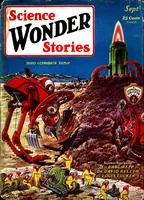An illustration from Science Wonder Stories, Vol. 1, No. 4 (September 1929) (1929)