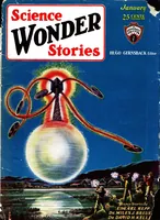An illustration from Science Wonder Stories, Vol. 1, No. 8 (January 1930) (1930)