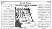An illustration from Scientific American, Vol. 11, No. 37 (1856) (1856)