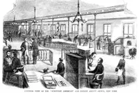 An illustration from Scientific American, Vol. 14, No. 32 (1859) (1859)