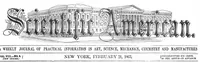 An illustration from Scientific American, Vol. 8, No. 8 (1863) (1863)